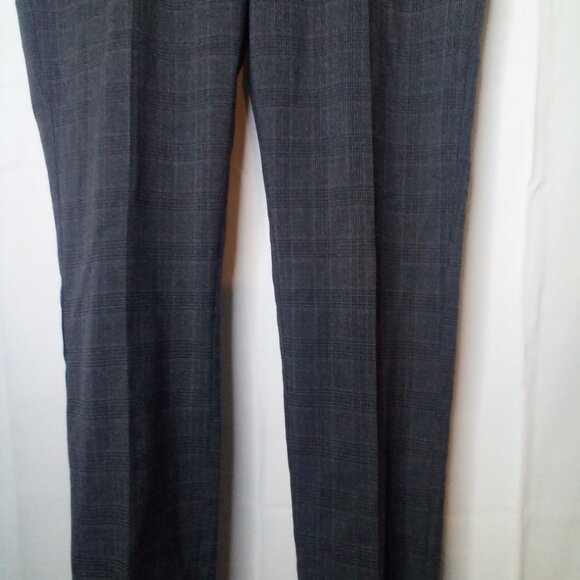 Maurices Pants Women 9 10 Career Classic Plaid Gray - Picture 7 of 14